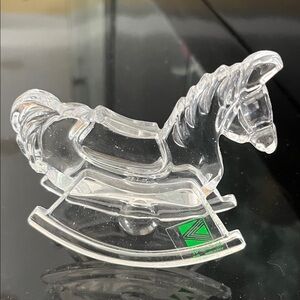 Vintage KRISTALCOLOR Rocking Horse Figurine